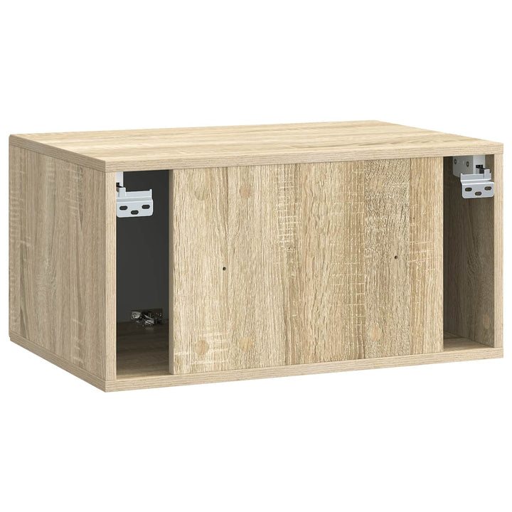 Væghængt TV-skab Sonoma-eg 59,5 x 41 x 30 cm Konstrueret træ