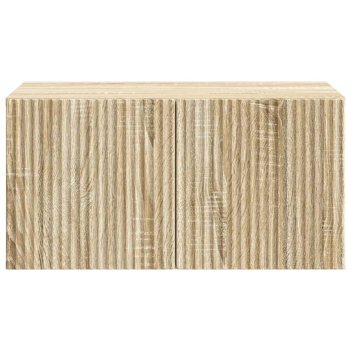 Væghængt TV-skab Sonoma-eg 59,5 x 41 x 30 cm Konstrueret træ