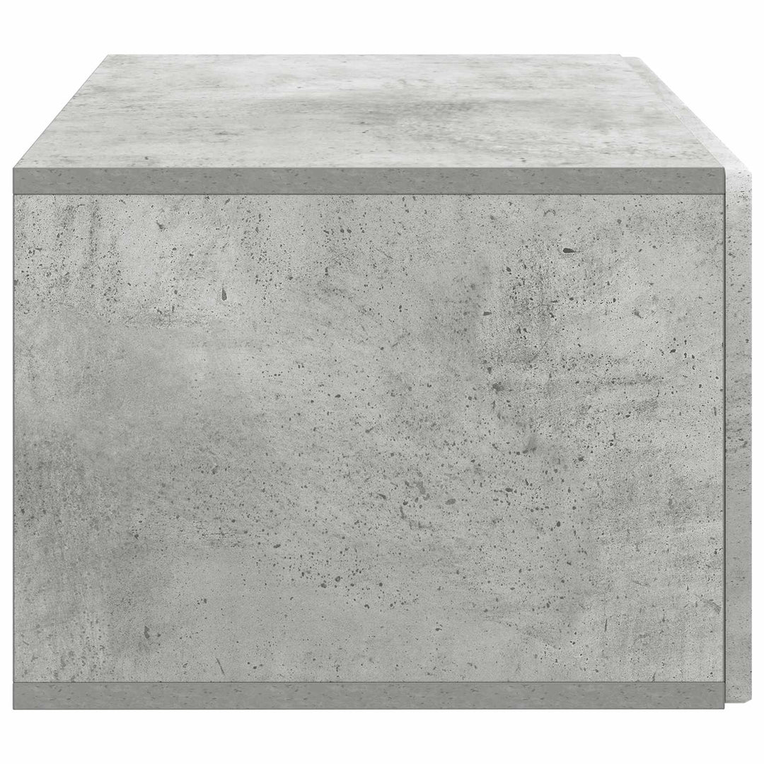 Væghængt TV-skab Betongrå 59,5 x 41 x 30 cm Konstrueret træ