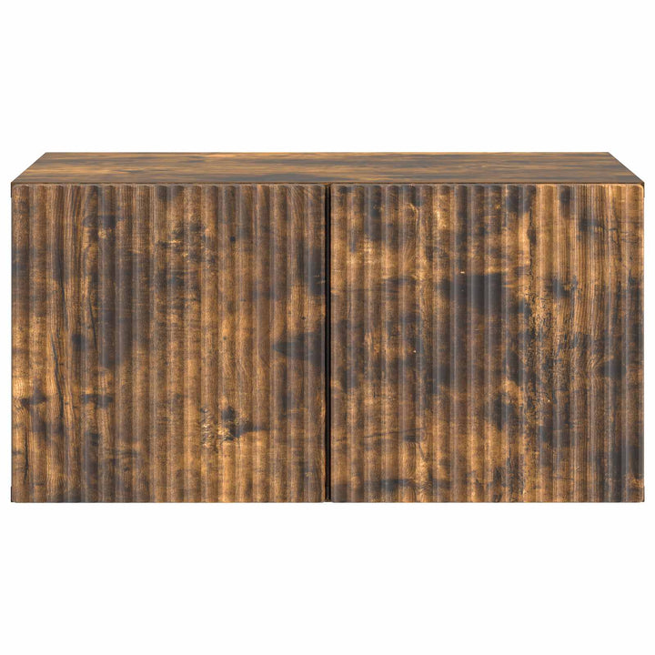 Væghængt TV-skab Røget eg 59,5 x 41 x 30 cm Konstrueret træ