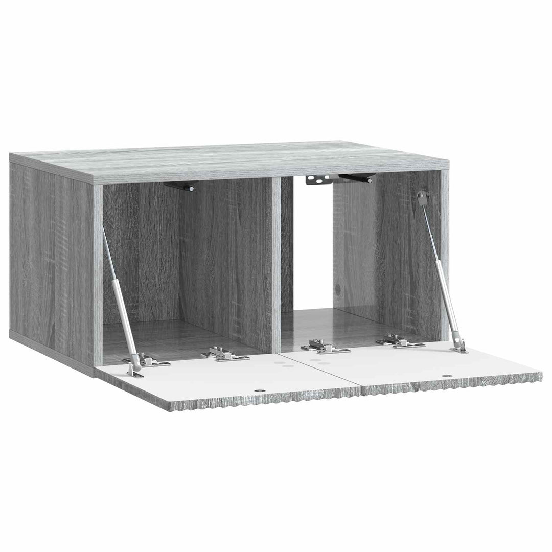 Væghængt TV-skab Vægmonteret Grå sonoma-eg 59,5 x 41 x 30 cm