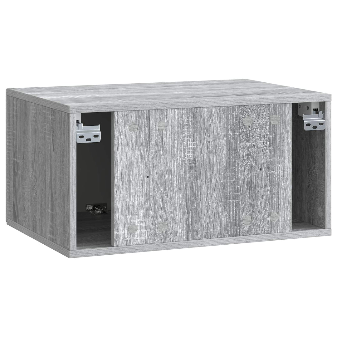 Væghængt TV-skab Vægmonteret Grå sonoma-eg 59,5 x 41 x 30 cm