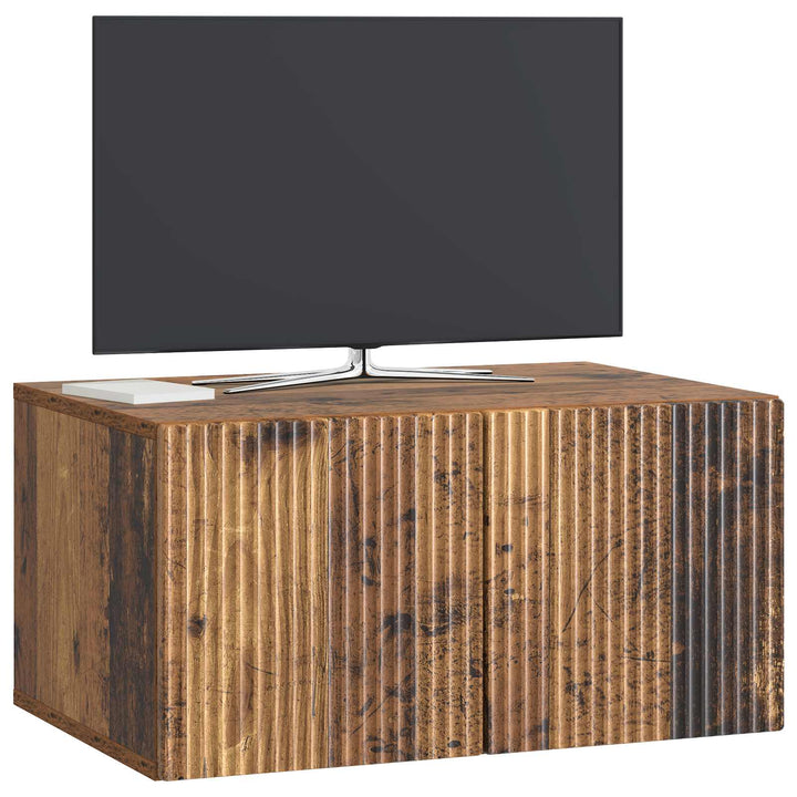 Væghængt TV-skab Gammelt træ 59,5 x 41 x 30 cm Konstrueret træ