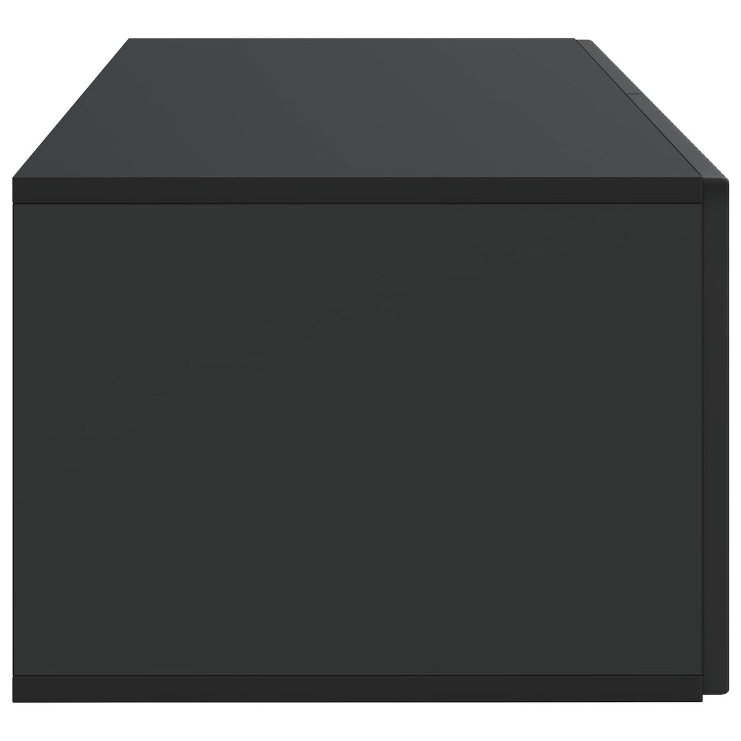 Væghængt TV-skab Sort 78,5 x 41 x 30 cm Konstrueret træ