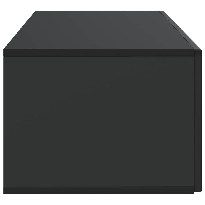 Væghængt TV-skab Sort 78,5 x 41 x 30 cm Konstrueret træ