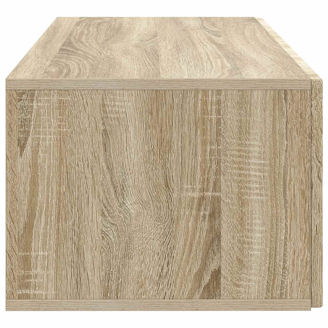 Væghængt TV-skab Sonoma-eg 78,5 x 41 x 30 cm Konstrueret træ