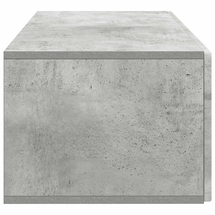 Væghængt TV-skab Betongrå 78,5 x 41 x 30 cm Konstrueret træ