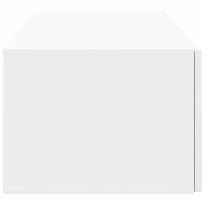 Væghængt TV-skab Vægmonteret Hvid højglans 78,5 x 41 x 30 cm