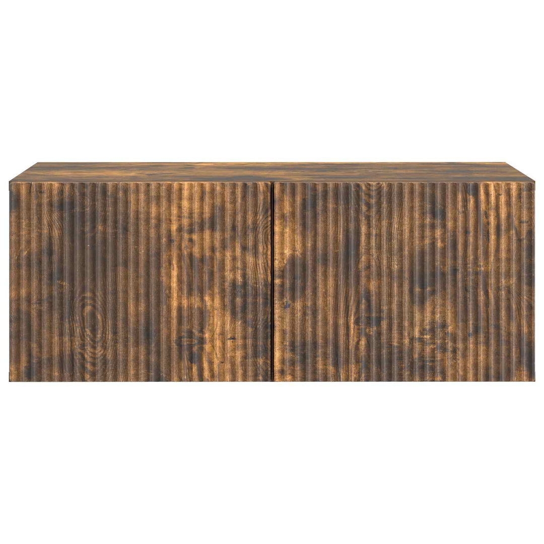 Væghængt TV-skab Røget eg 78,5 x 41 x 30 cm Konstrueret træ