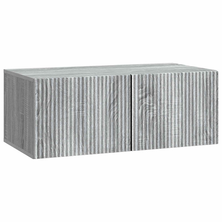 Væghængt TV-skab Vægmonteret Grå sonoma-eg 78,5 x 41 x 30 cm