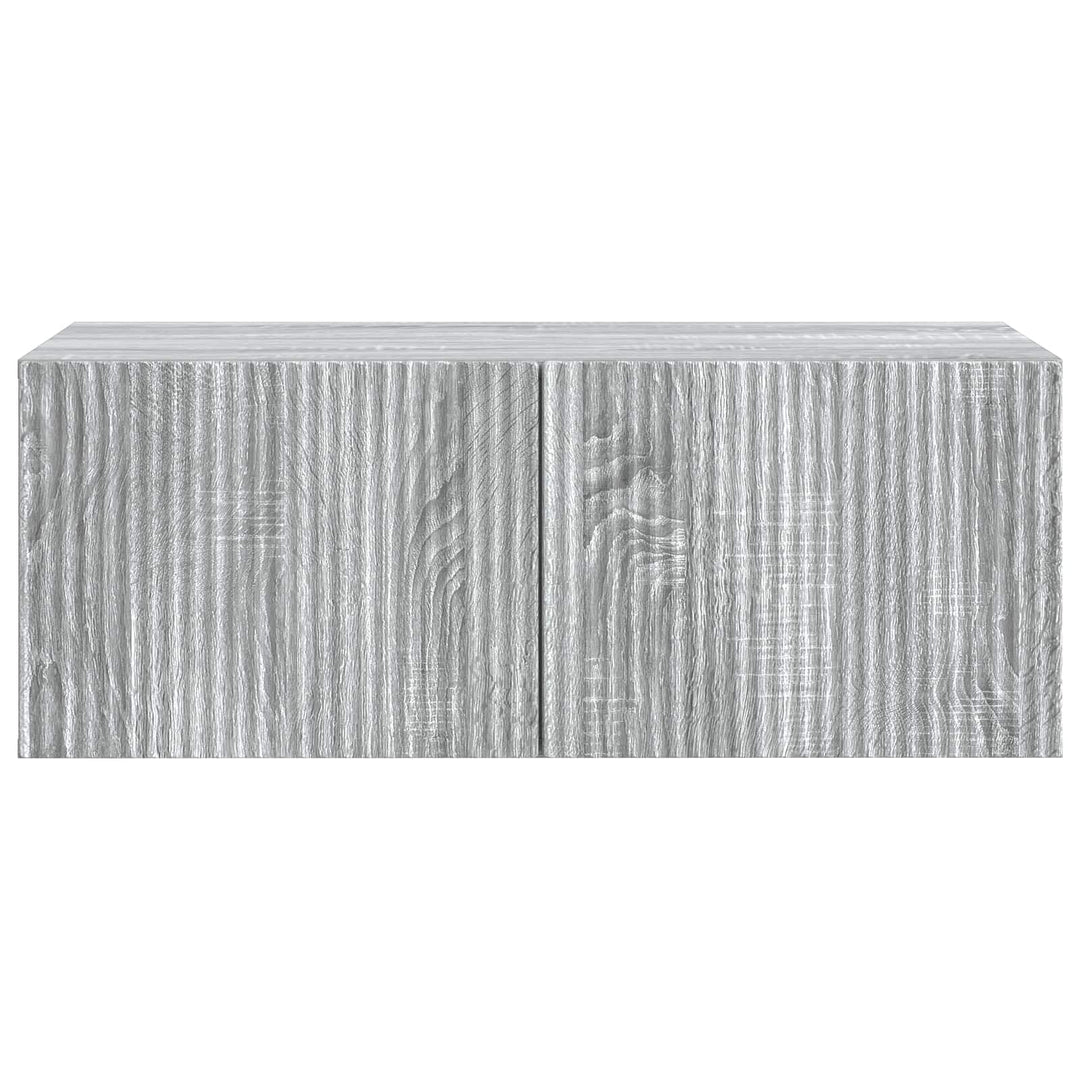 Væghængt TV-skab Vægmonteret Grå sonoma-eg 78,5 x 41 x 30 cm