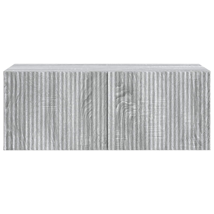 Væghængt TV-skab Vægmonteret Grå sonoma-eg 78,5 x 41 x 30 cm