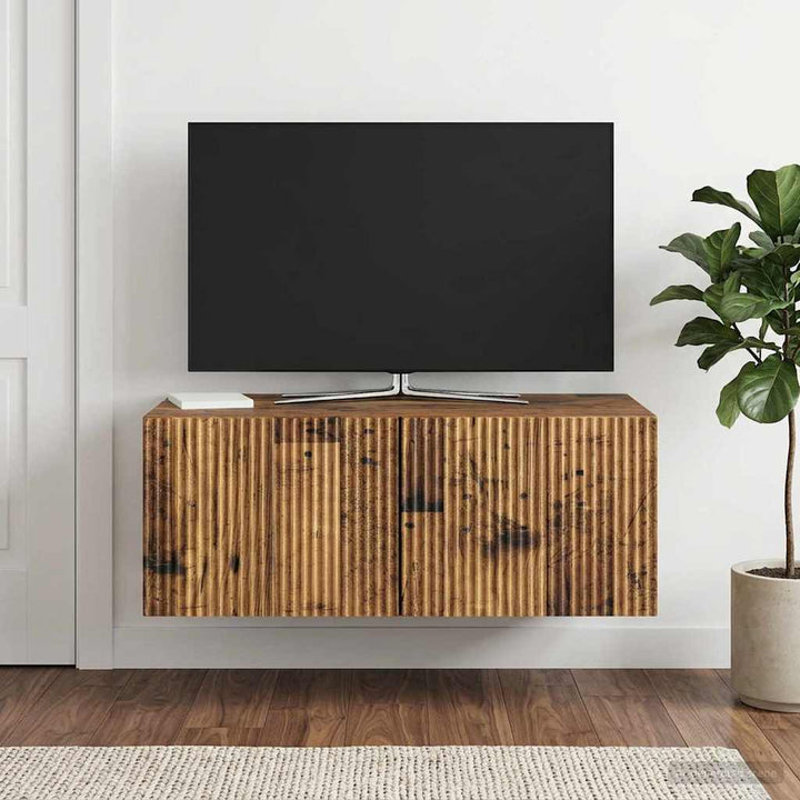 Væghængt TV-skab Gammelt træ 78,5 x 41 x 30 cm Konstrueret træ