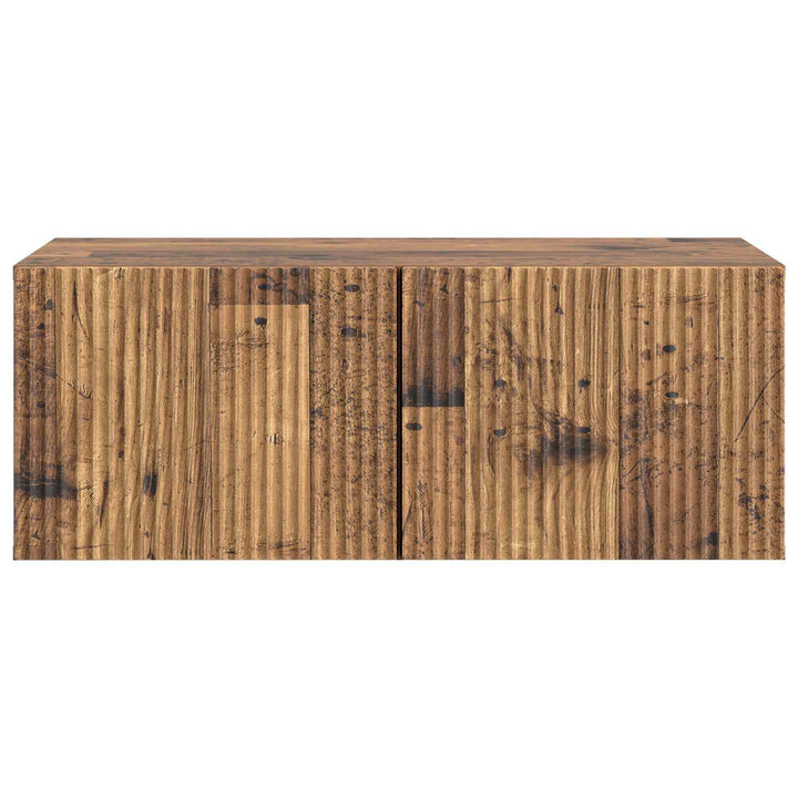 Væghængt TV-skab Gammelt træ 78,5 x 41 x 30 cm Konstrueret træ
