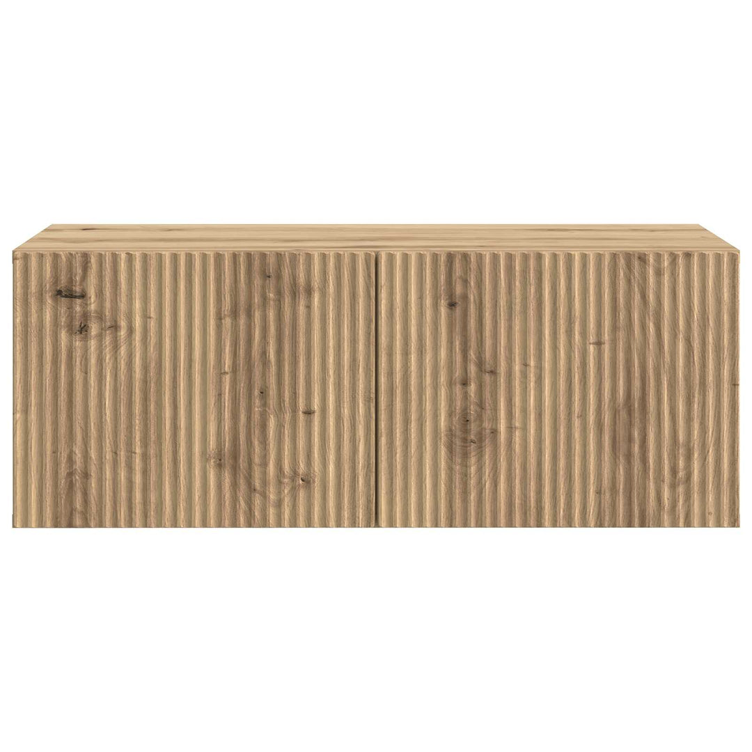 Væghængt TV-skab 78,5 x 41 x 30 cm Artisan-eg Konstrueret træ