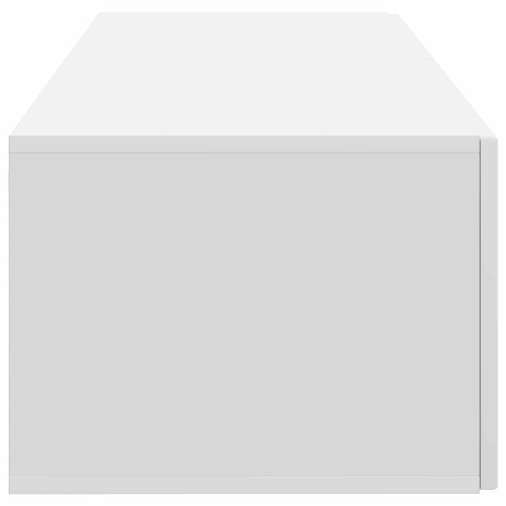 Væghængt TV-skab Hvid 98 x 41 x 30 cm Konstrueret træ