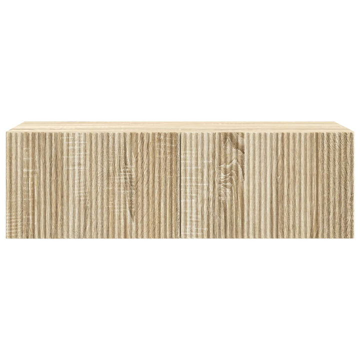 Væghængt TV-skab Sonoma-eg 98 x 41 x 30 cm Konstrueret træ
