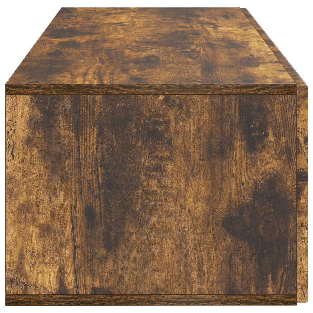 Væghængt TV-skab Røget eg 98 x 41 x 30 cm Konstrueret træ