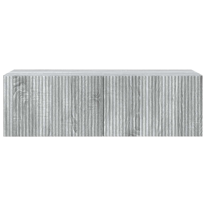 Væghængt TV-skab Grå sonoma-eg 98 x 41 x 30 cm Konstrueret træ