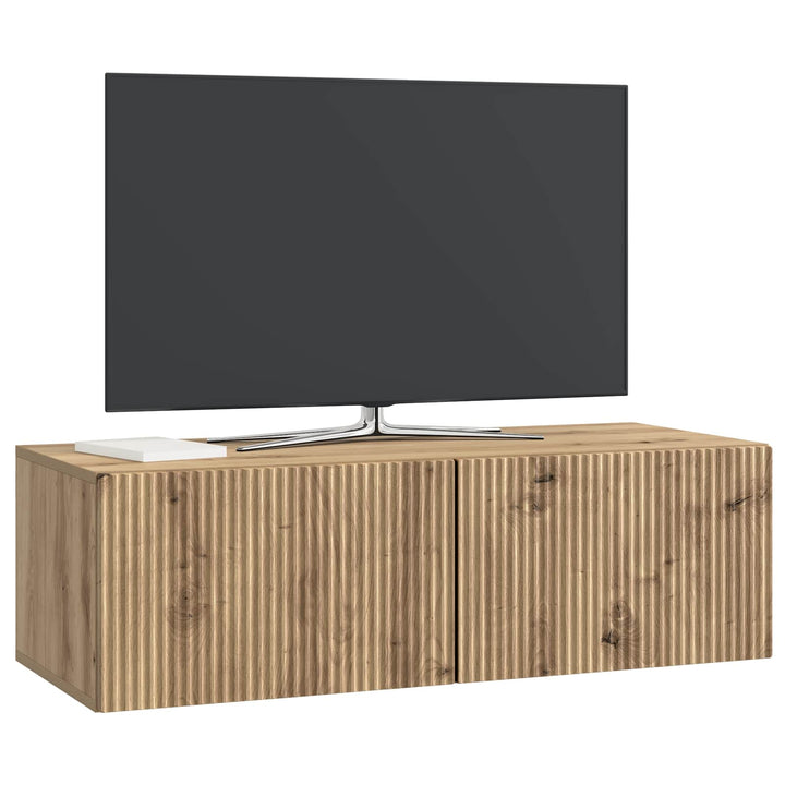 Væghængt TV-skab 98 x 41 x 30 cm Artisan-eg Konstrueret træ
