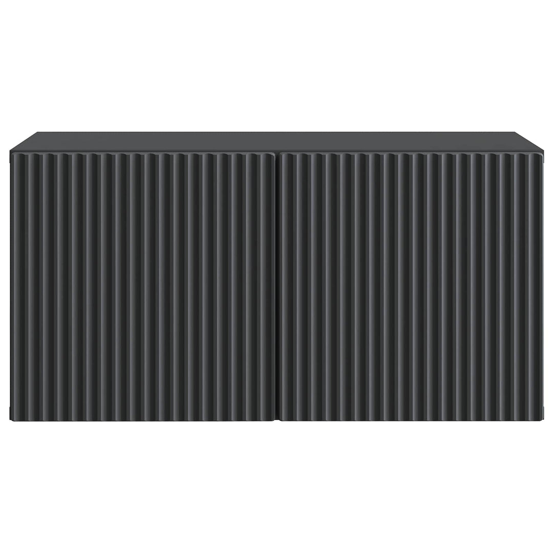 Væghængt TV-skab Sort 59,5 x 31 x 30 cm Konstrueret træ