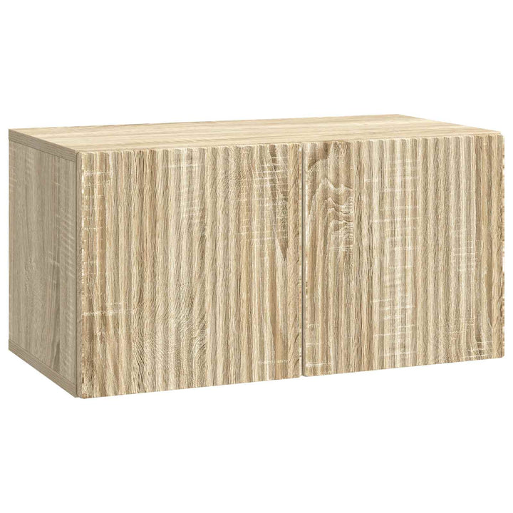 Væghængt TV-skab Sonoma-eg 59,5 x 31 x 30 cm Konstrueret træ