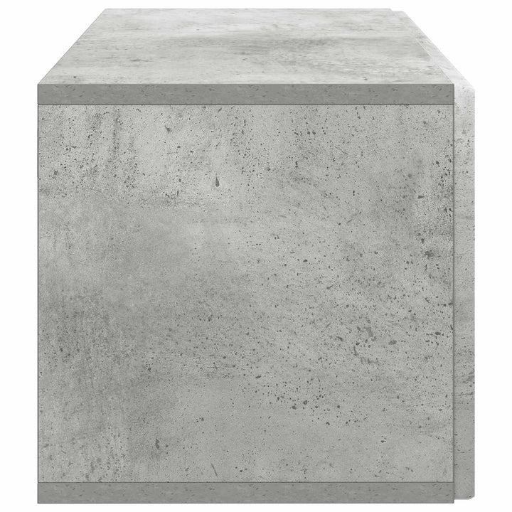 Væghængt TV-skab Betongrå 59,5 x 31 x 30 cm Konstrueret træ