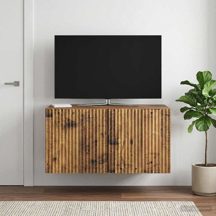 Væghængt TV-skab Gammelt træ 59,5 x 31 x 30 cm Konstrueret træ