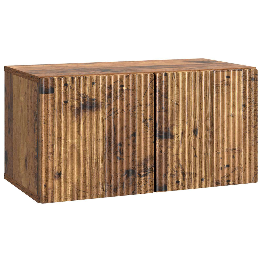 Væghængt TV-skab Gammelt træ 59,5 x 31 x 30 cm Konstrueret træ
