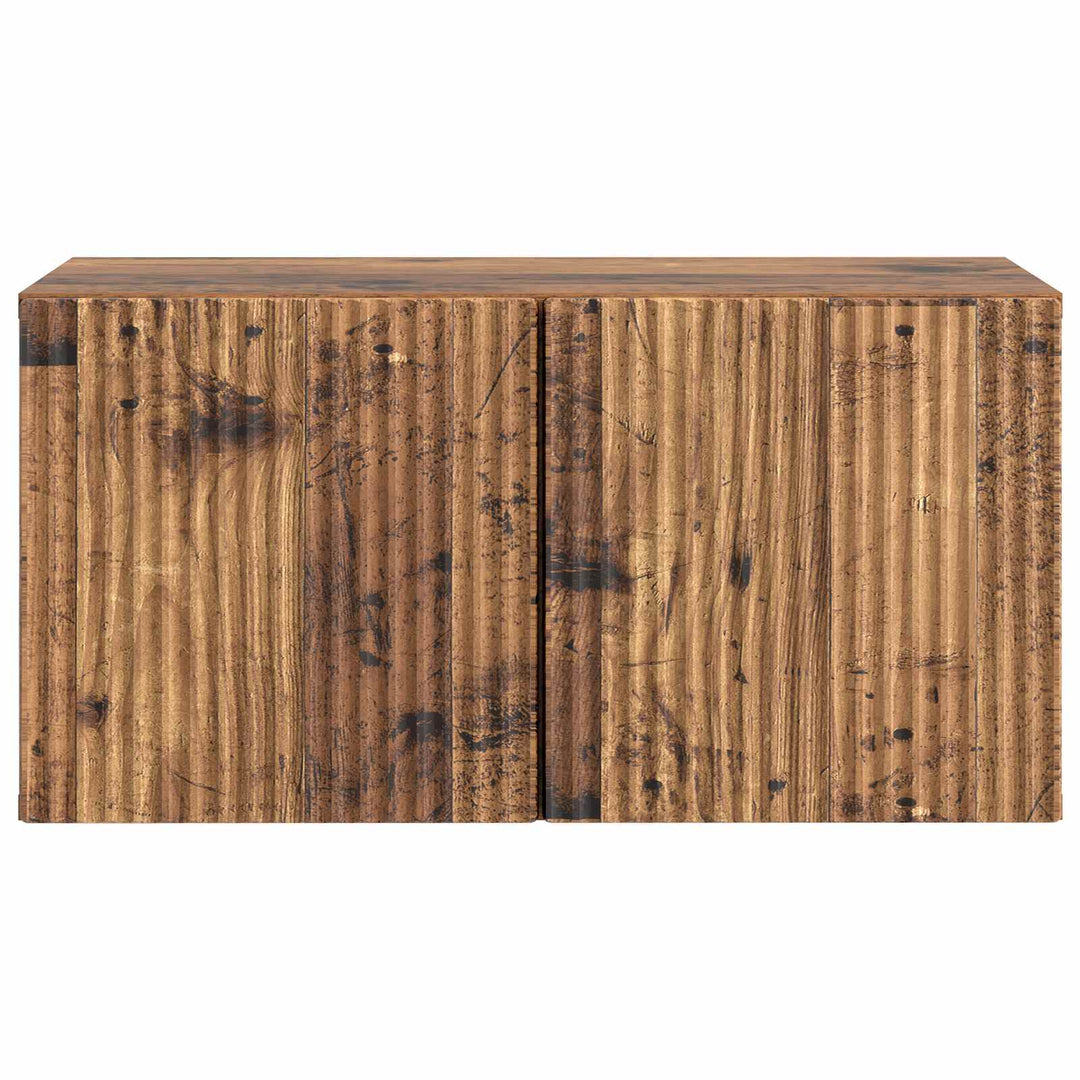 Væghængt TV-skab Gammelt træ 59,5 x 31 x 30 cm Konstrueret træ