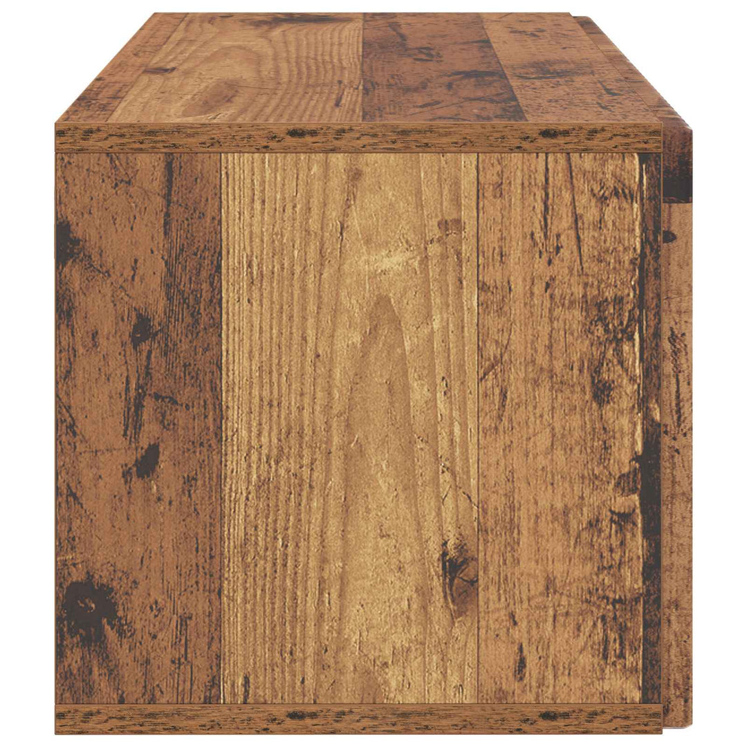 Væghængt TV-skab Gammelt træ 59,5 x 31 x 30 cm Konstrueret træ