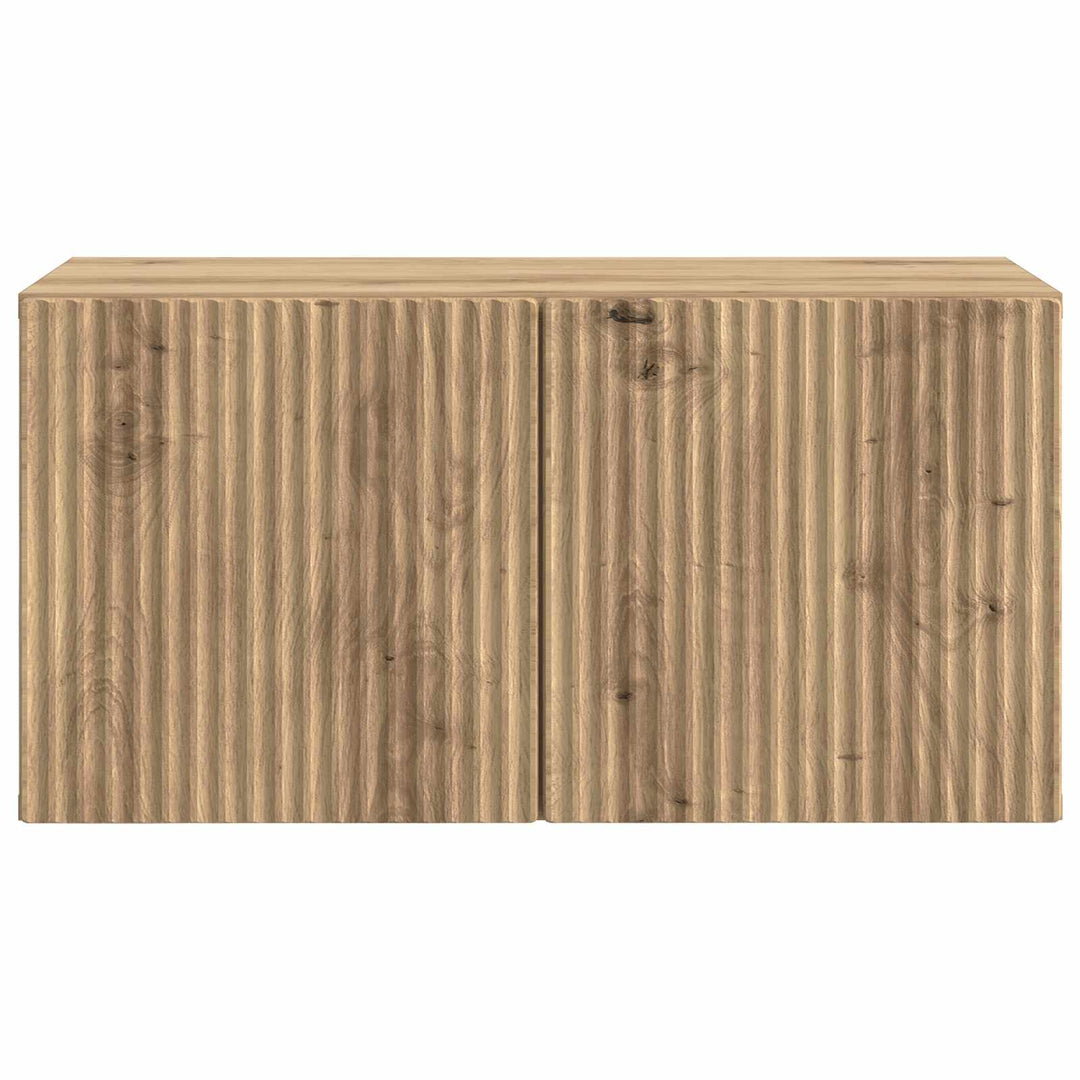 Væghængt TV-skab 59,5 x 31 x 30 cm Artisan-eg Konstrueret træ