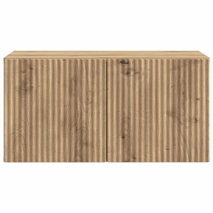 Væghængt TV-skab 59,5 x 31 x 30 cm Artisan-eg Konstrueret træ