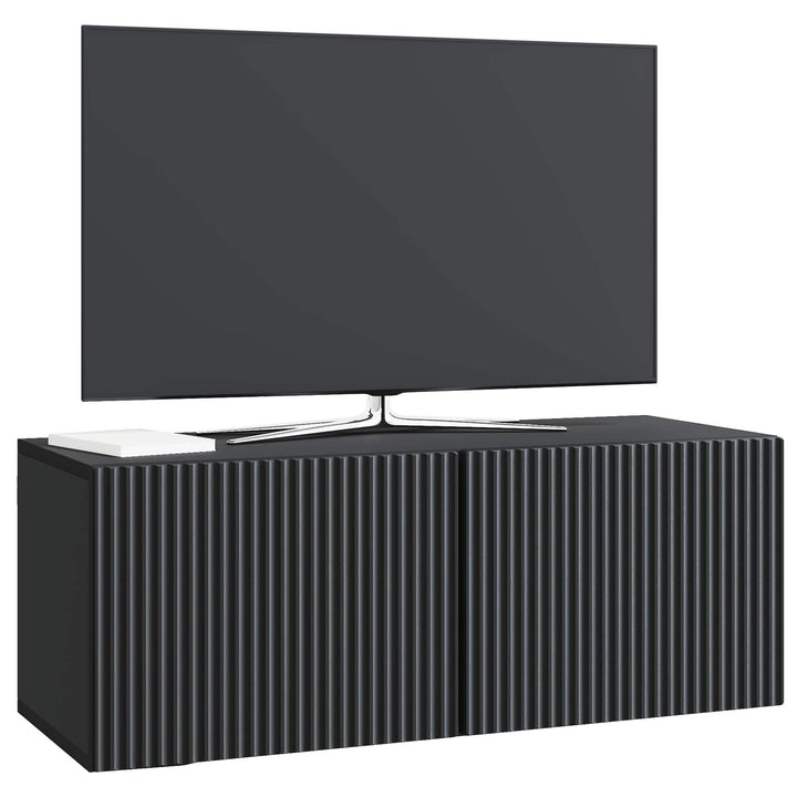 Væghængt TV-skab Sort 78,5 x 31 x 30 cm Konstrueret træ