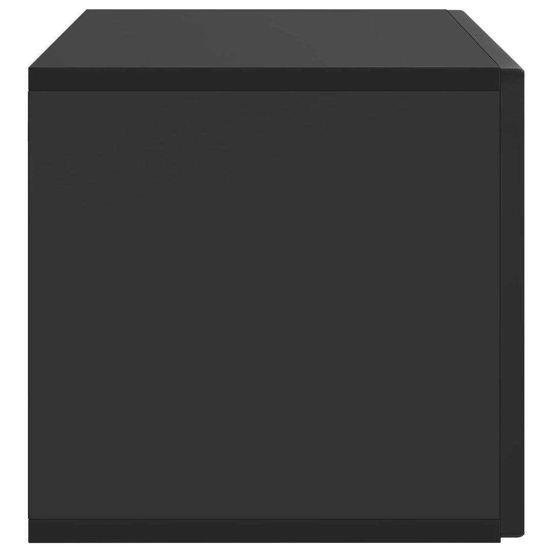 Væghængt TV-skab Sort 78,5 x 31 x 30 cm Konstrueret træ