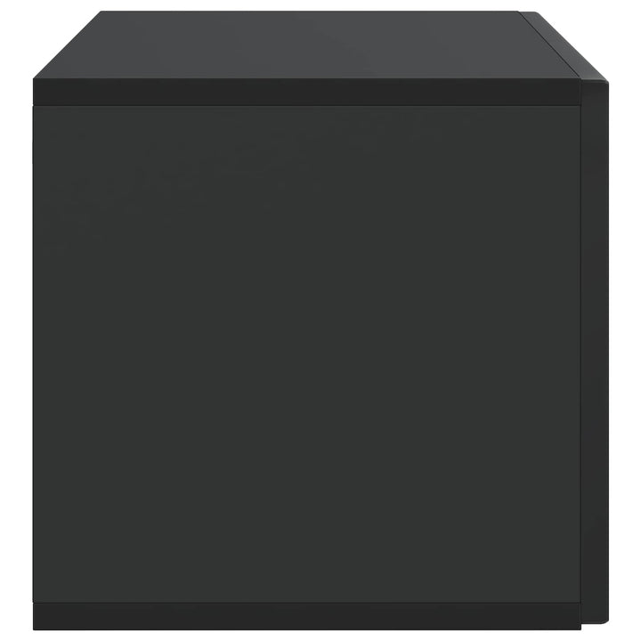 Væghængt TV-skab Sort 78,5 x 31 x 30 cm Konstrueret træ