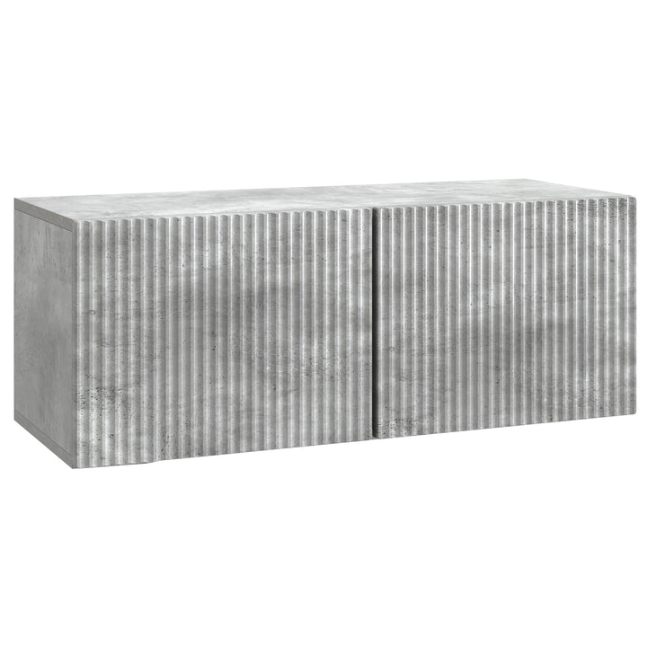 Væghængt TV-skab Betongrå 78,5 x 31 x 30 cm Konstrueret træ