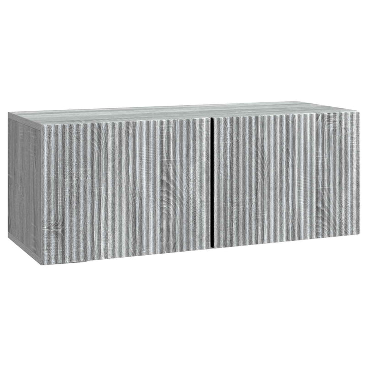 Væghængt TV-skab Vægmonteret Grå sonoma-eg 78,5 x 31 x 30 cm