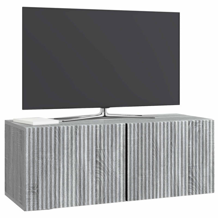 Væghængt TV-skab Vægmonteret Grå sonoma-eg 78,5 x 31 x 30 cm