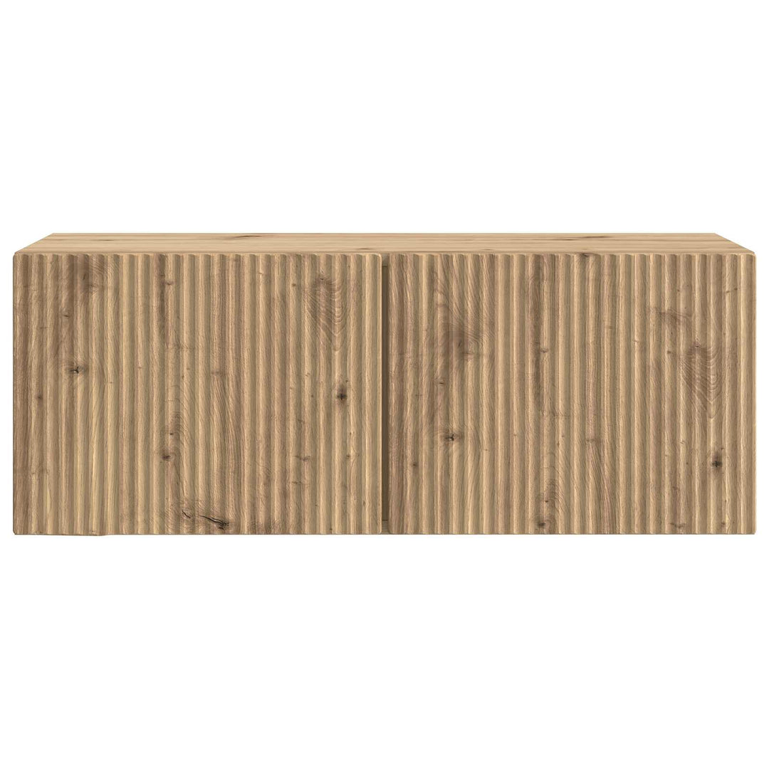 Væghængt TV-skab 78,5 x 31 x 30 cm Artisan-eg Konstrueret træ