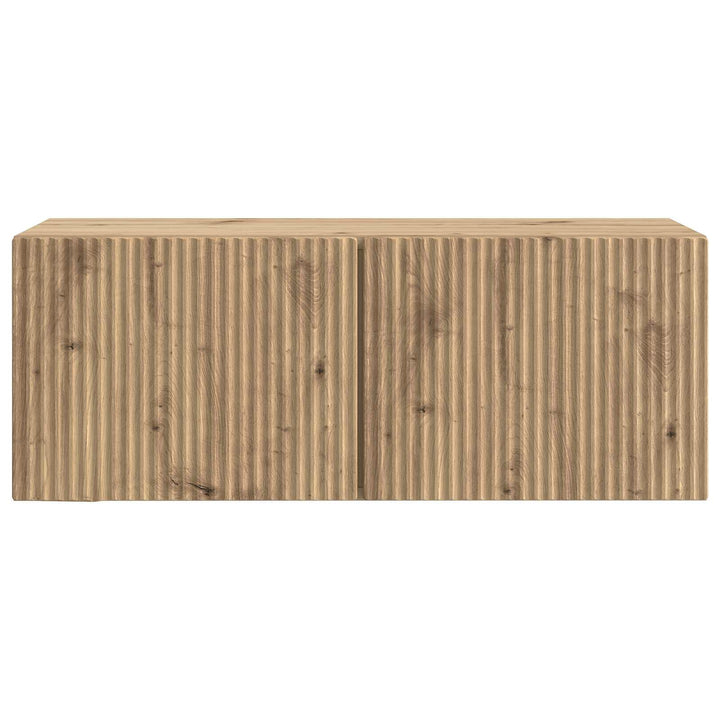 Væghængt TV-skab 78,5 x 31 x 30 cm Artisan-eg Konstrueret træ