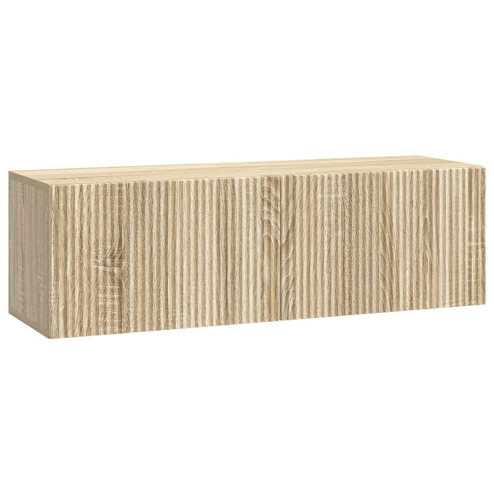 Væghængt TV-skab Sonoma-eg 98 x 31 x 30 cm Konstrueret træ