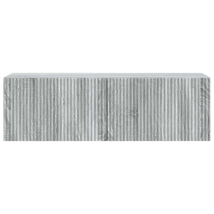 Væghængt TV-skab Grå sonoma-eg 98 x 31 x 30 cm Konstrueret træ