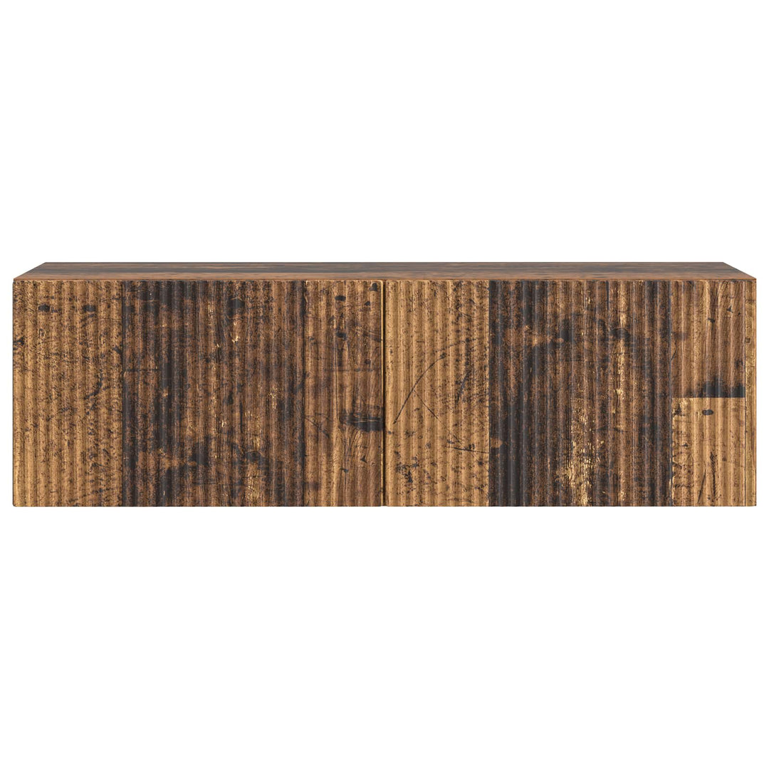 Væghængt TV-skab Gammelt træ 98 x 31 x 30 cm Konstrueret træ