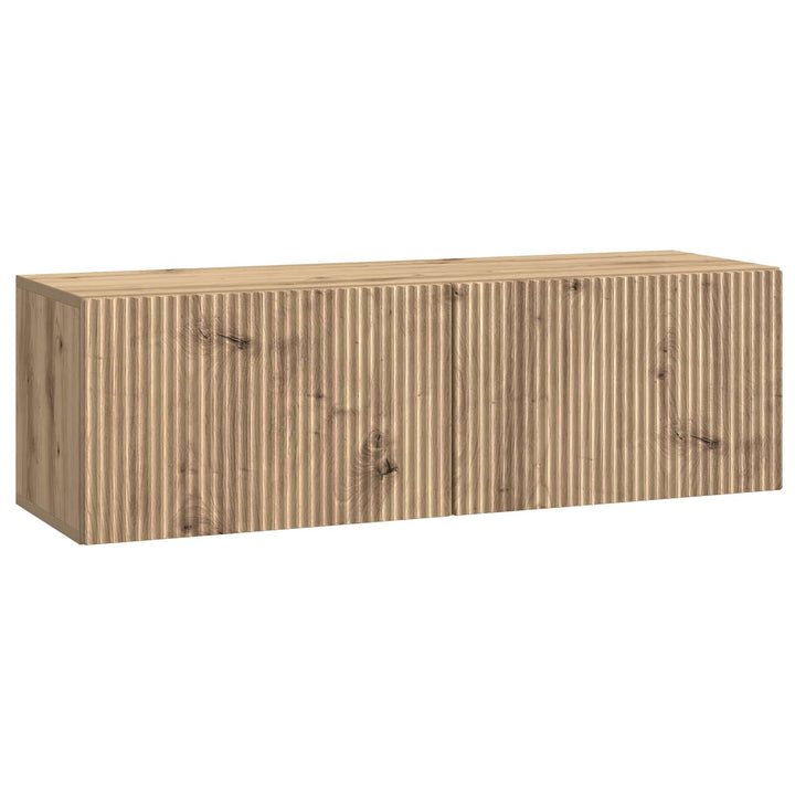 Væghængt TV-skab 98 x 31 x 30 cm Artisan-eg Konstrueret træ