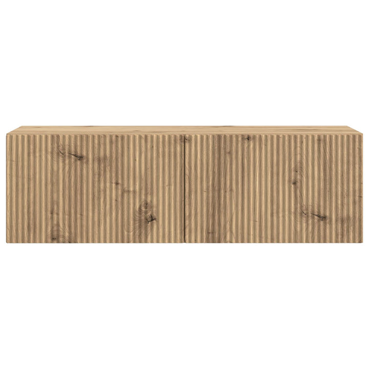 Væghængt TV-skab 98 x 31 x 30 cm Artisan-eg Konstrueret træ