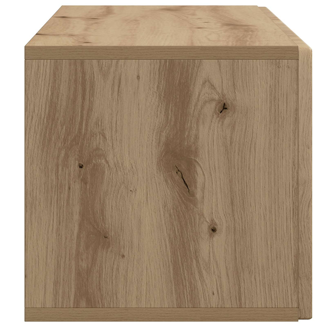 Væghængt TV-skab 98 x 31 x 30 cm Artisan-eg Konstrueret træ
