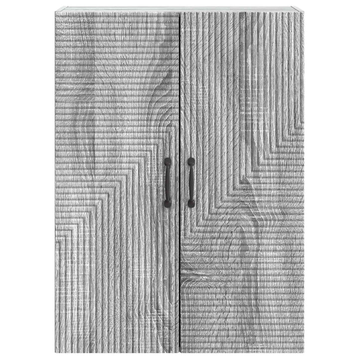 Vægmonteret skab Grå Sonoma 66 x 34,5 x 90 cm Konstrueret træ