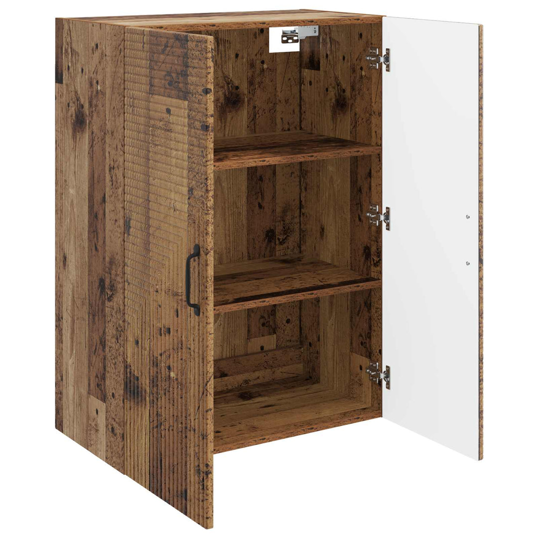 Vægmonteret skab Gammelt træ 66 x 34,5 x 90 cm Konstrueret træ