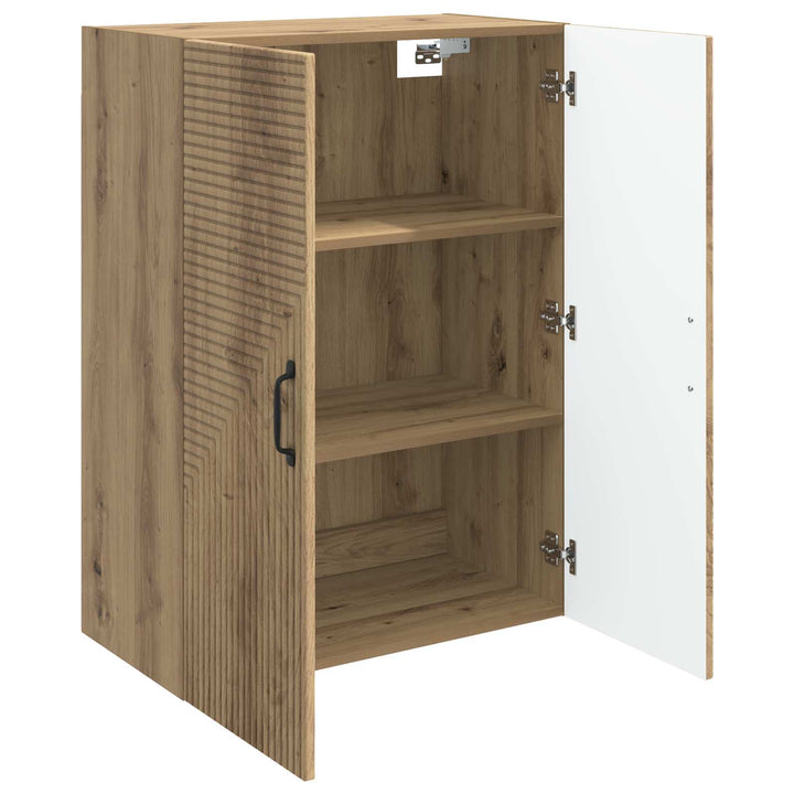 Vægmonteret skab Artisan-eg 66 x 34,5 x 90 cm Konstrueret træ